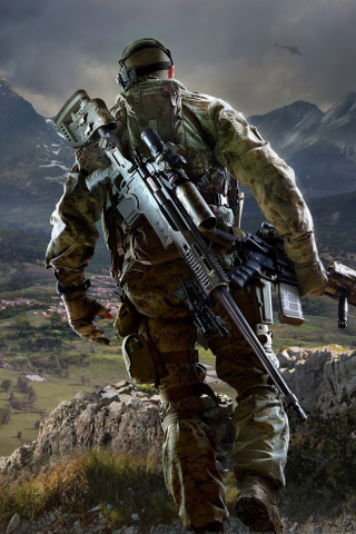 Fondo de pantalla Sniper Ghost Warrior 3 320x480