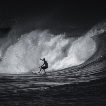 Screenshot №1 pro téma Black And White Surfing 208x208