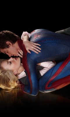 Fondo de pantalla Amazing Spider Man Love Kiss 240x400