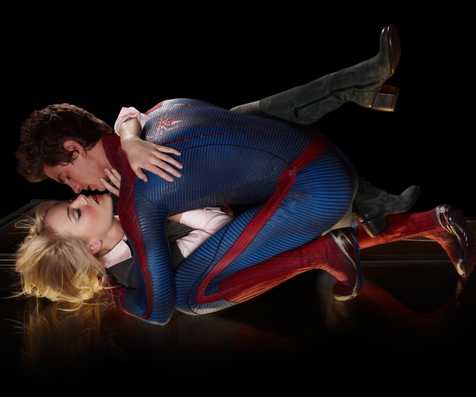 Das Amazing Spider Man Love Kiss Wallpaper 960x800