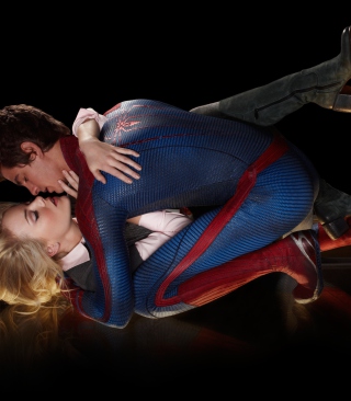 Amazing Spider Man Love Kiss - Obrázkek zdarma pro 128x160