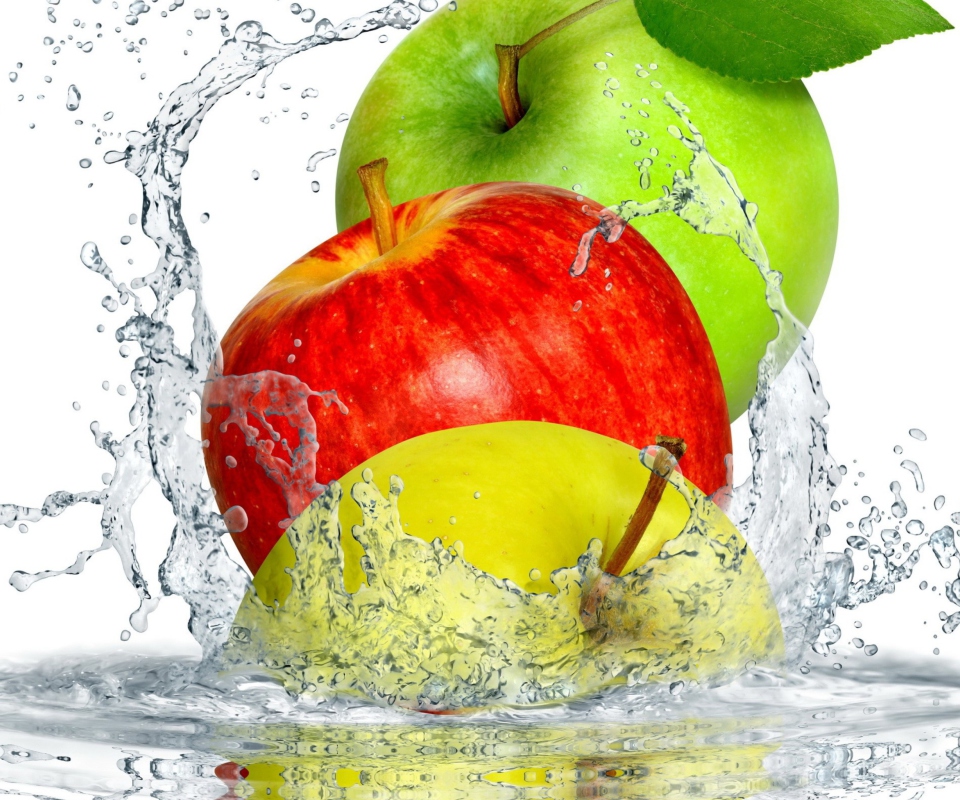 Apple Splash wallpaper 960x800