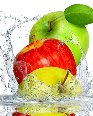 Apple Splash - Obrázkek zdarma pro 176x220