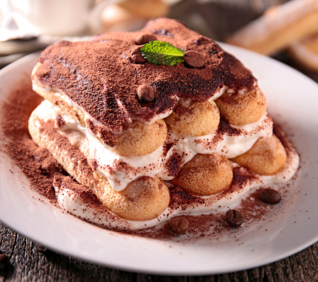 Sfondi Tiramisu Tasty Cake 1080x960