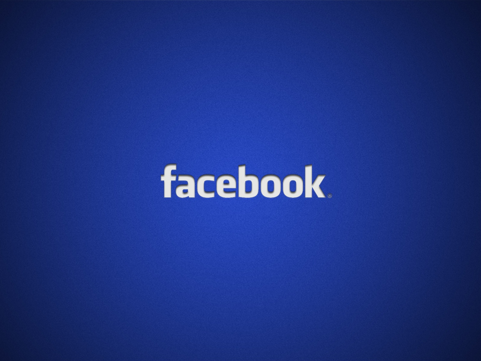 Das Facebook Logo Wallpaper 1600x1200