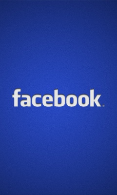 Facebook Logo wallpaper 240x400