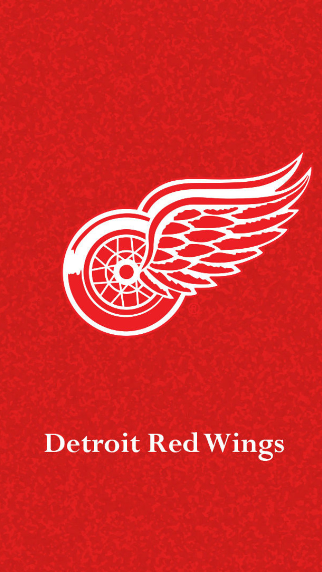 Fondo de pantalla Detroit Red Wings 640x1136