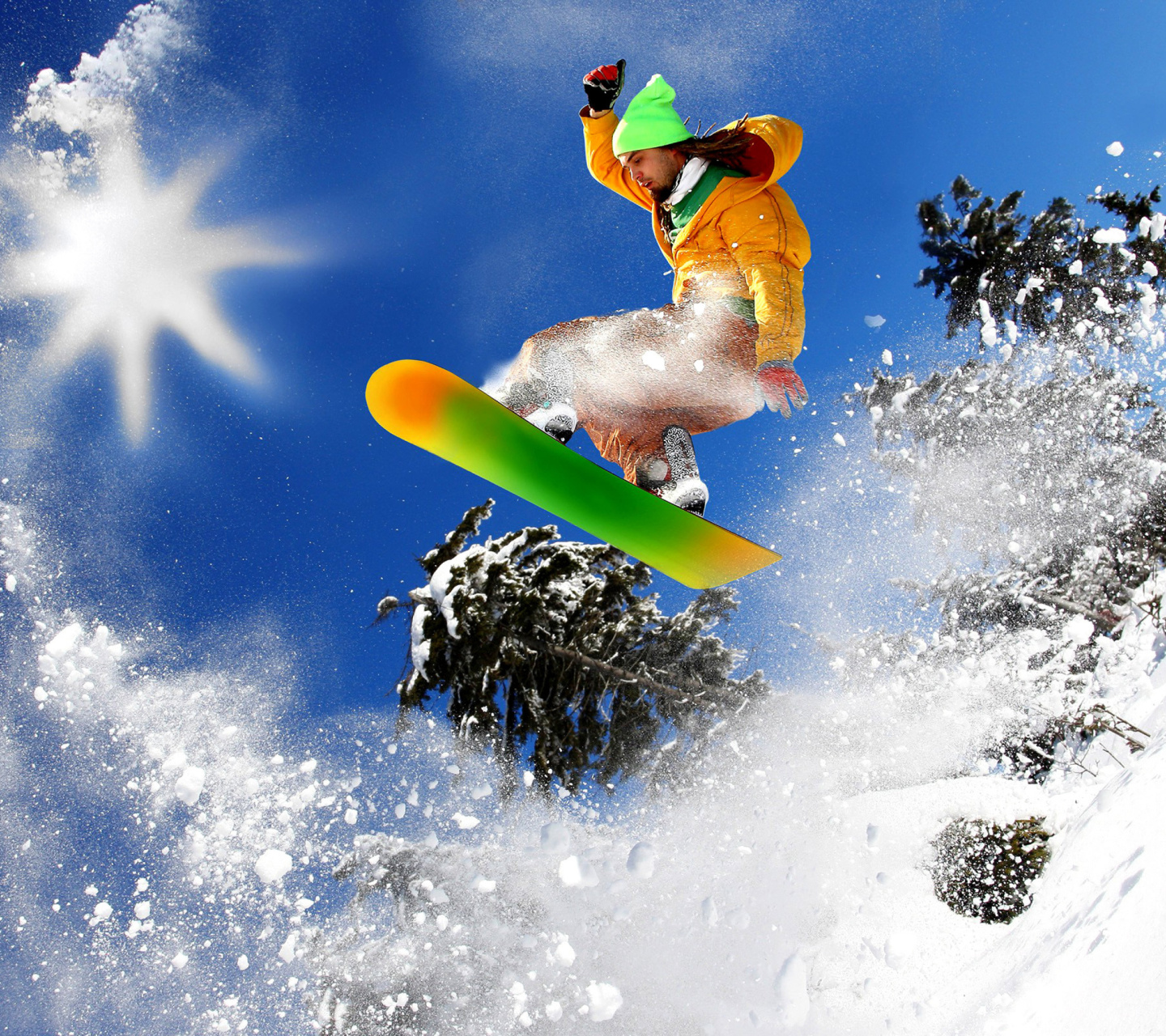 Sfondi Snowboard Freeride 1440x1280