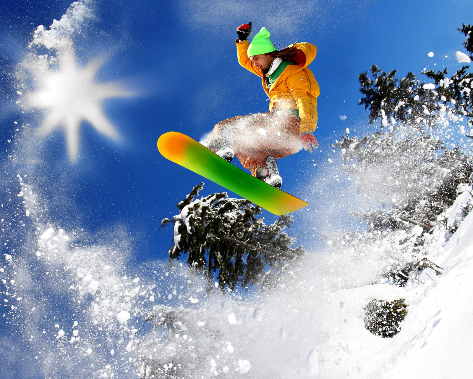 Snowboard Freeride wallpaper 1600x1280