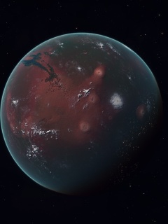 Fondo de pantalla Mars Planet 240x320