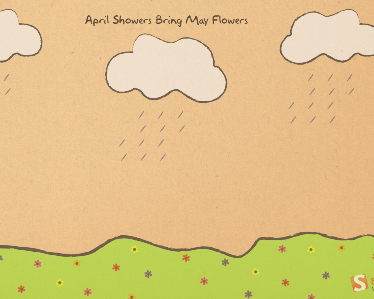 April Showers Bring More Flowers wallpaper 1280x1024