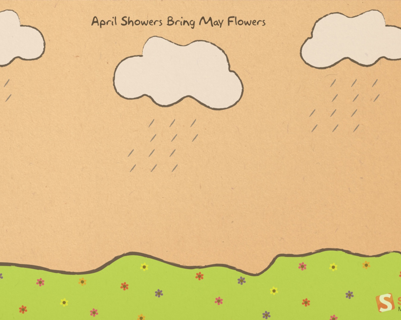 April Showers Bring More Flowers wallpaper 1600x1280