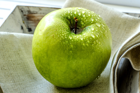 Green Apple wallpaper 480x320