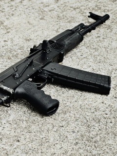 Обои Rifle Saiga 240x320