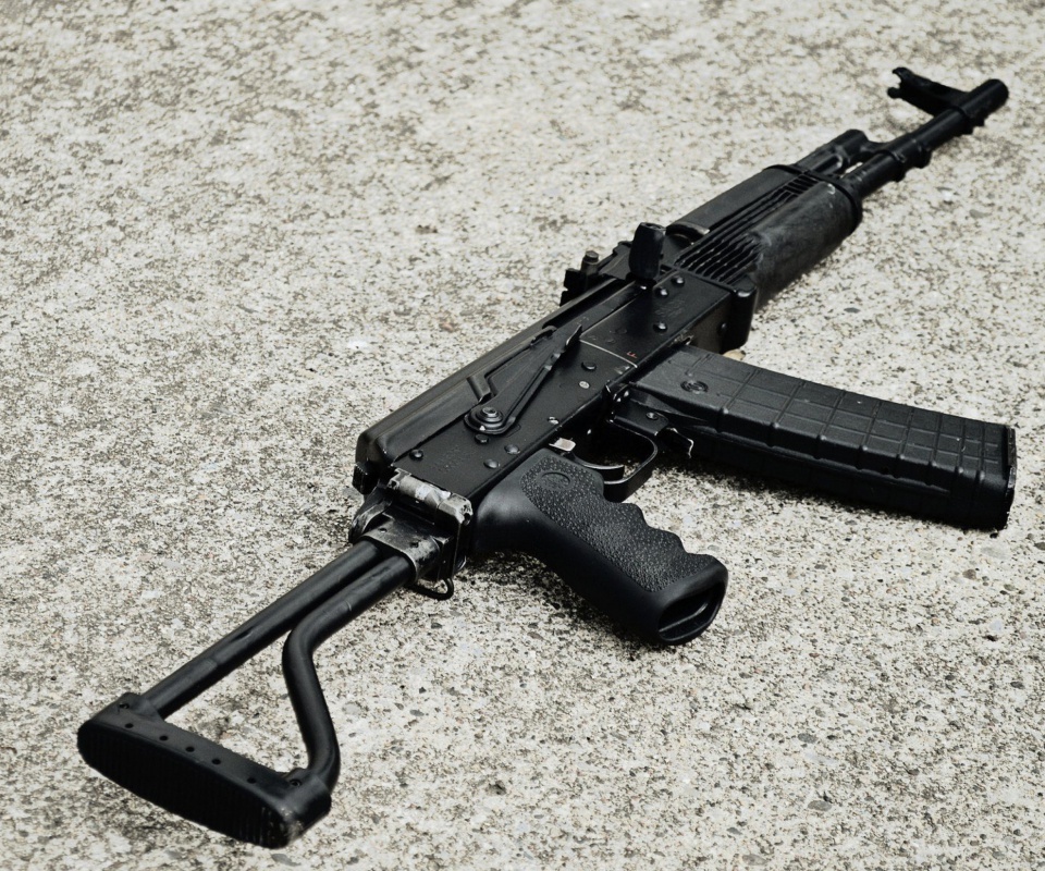 Обои Rifle Saiga 960x800