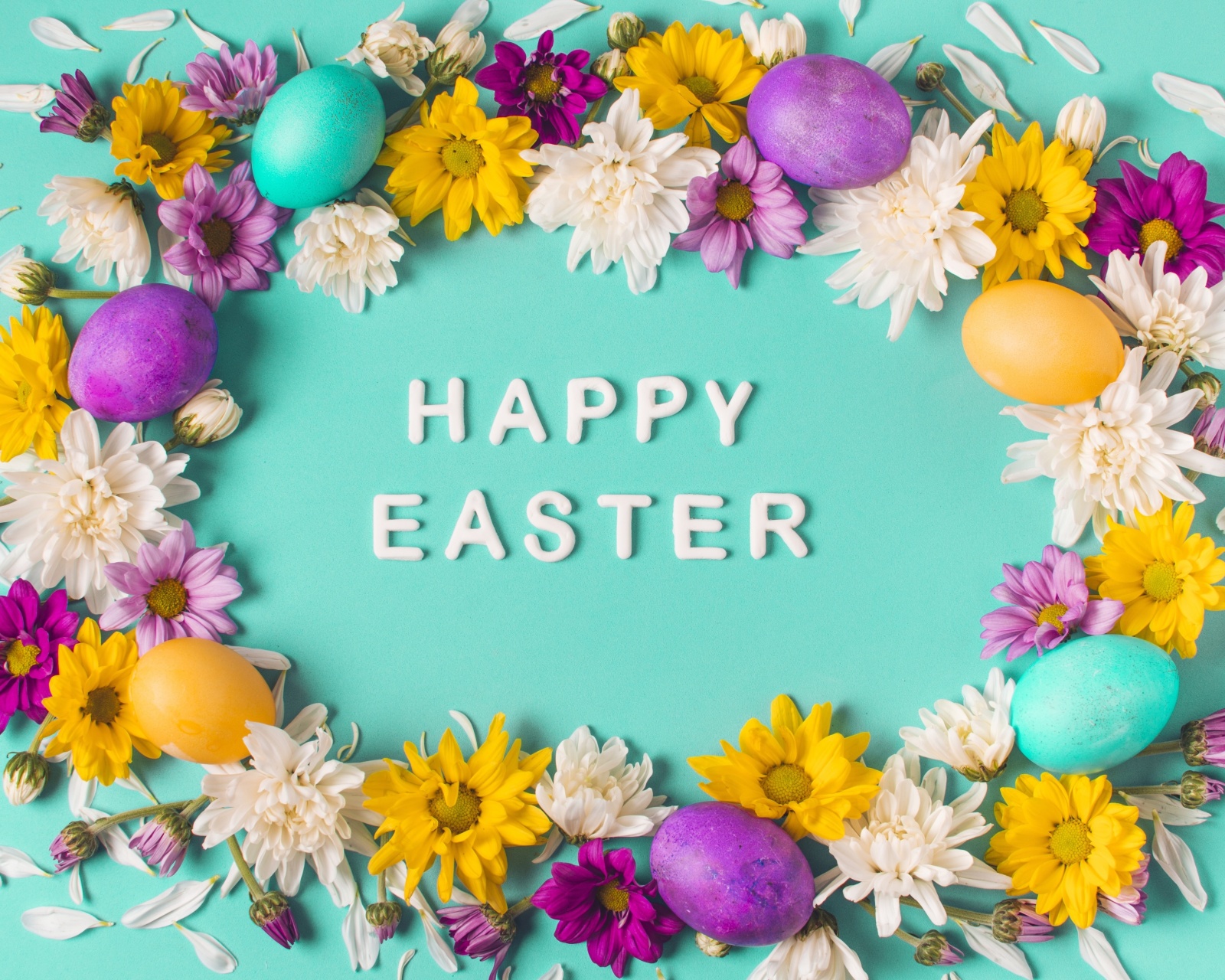 Das Happy Easter Celebrate Wallpaper 1600x1280