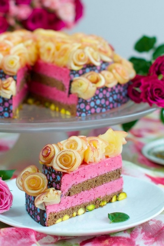 Fondo de pantalla Amazing Bright Cake 320x480