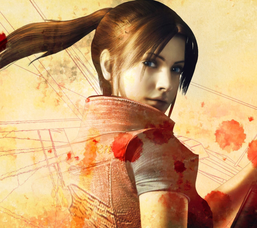Resident Evil Claire Redfield wallpaper 1080x960