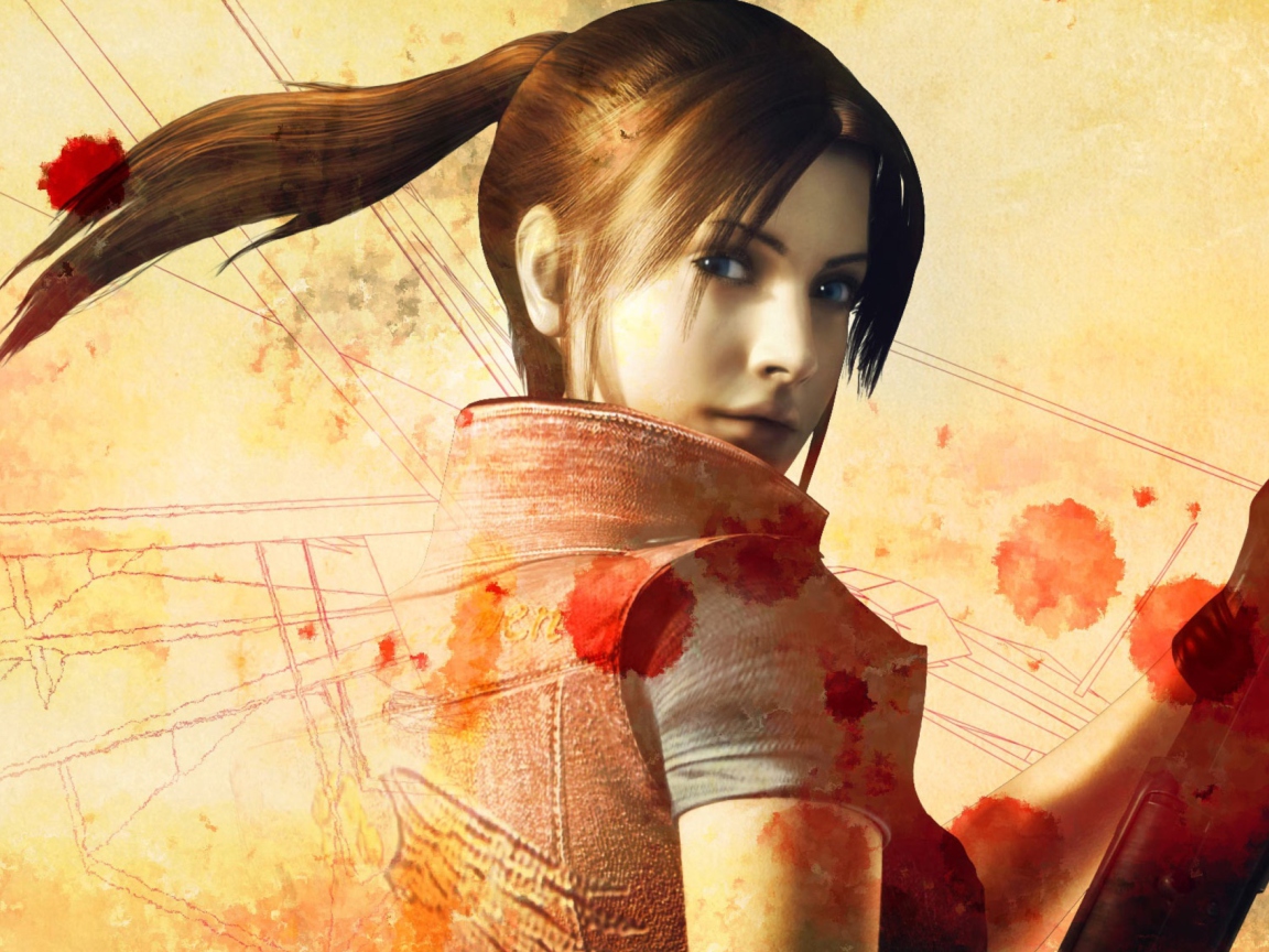 Screenshot №1 pro téma Resident Evil Claire Redfield 1152x864