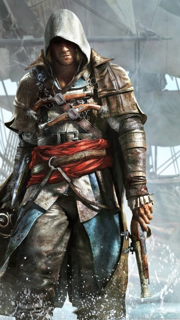 Screenshot №1 pro téma Blackangel - Assassin's Creed 360x640