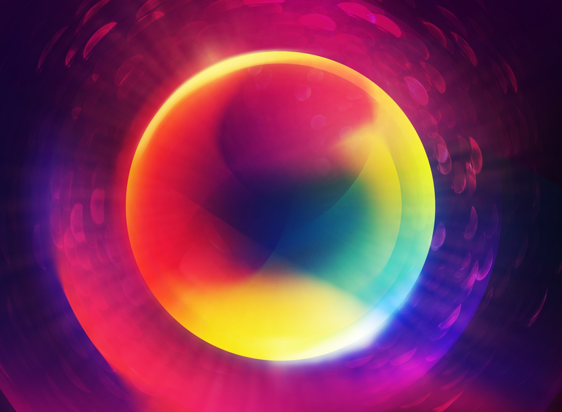 Fondo de pantalla Colorful Circle 1920x1408