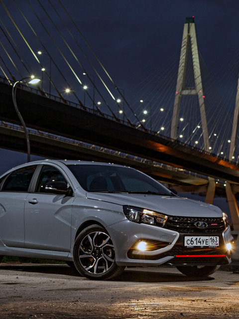 Lada Vesta wallpaper 480x640