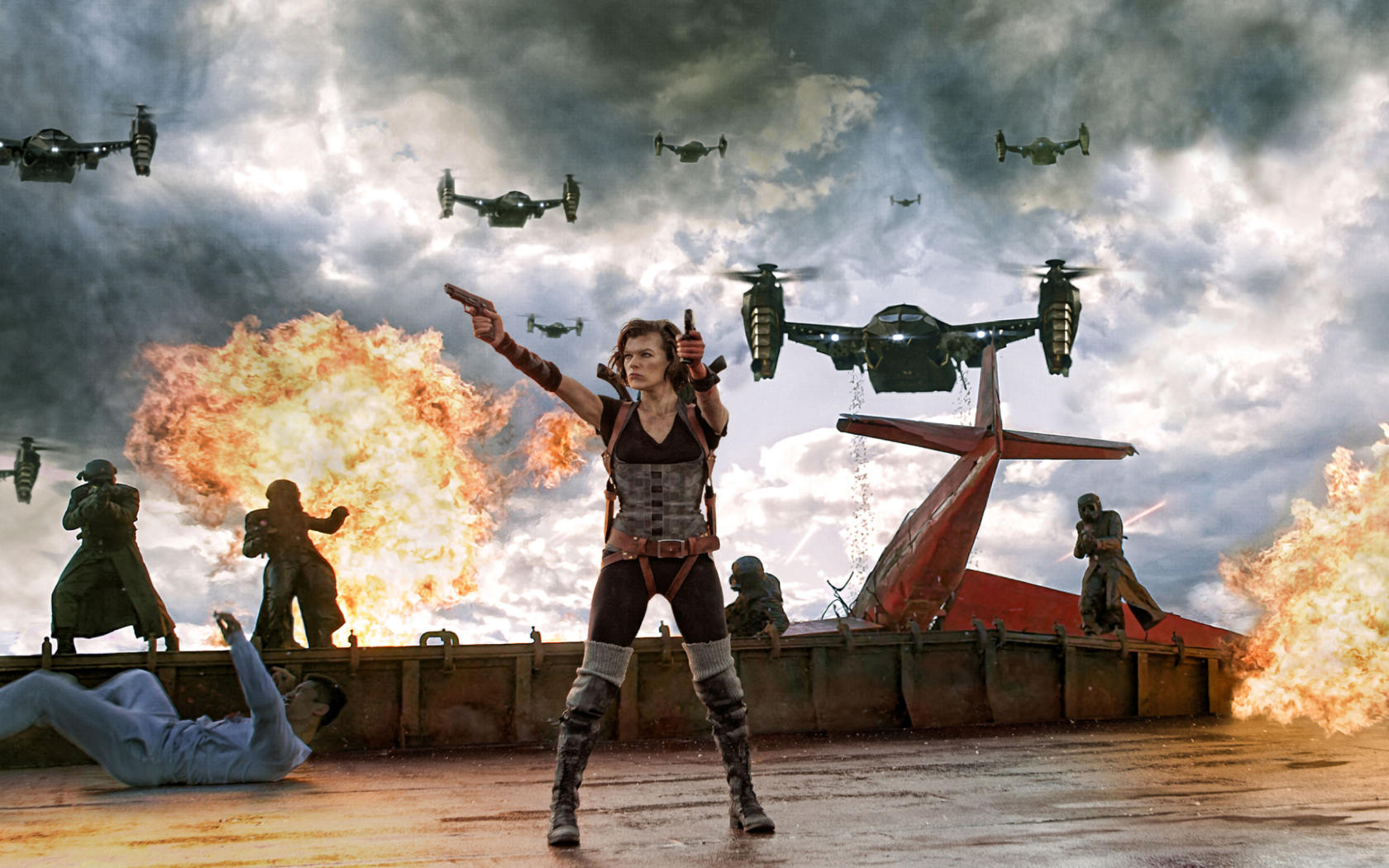 Screenshot №1 pro téma Resident Evil Retribution 1680x1050