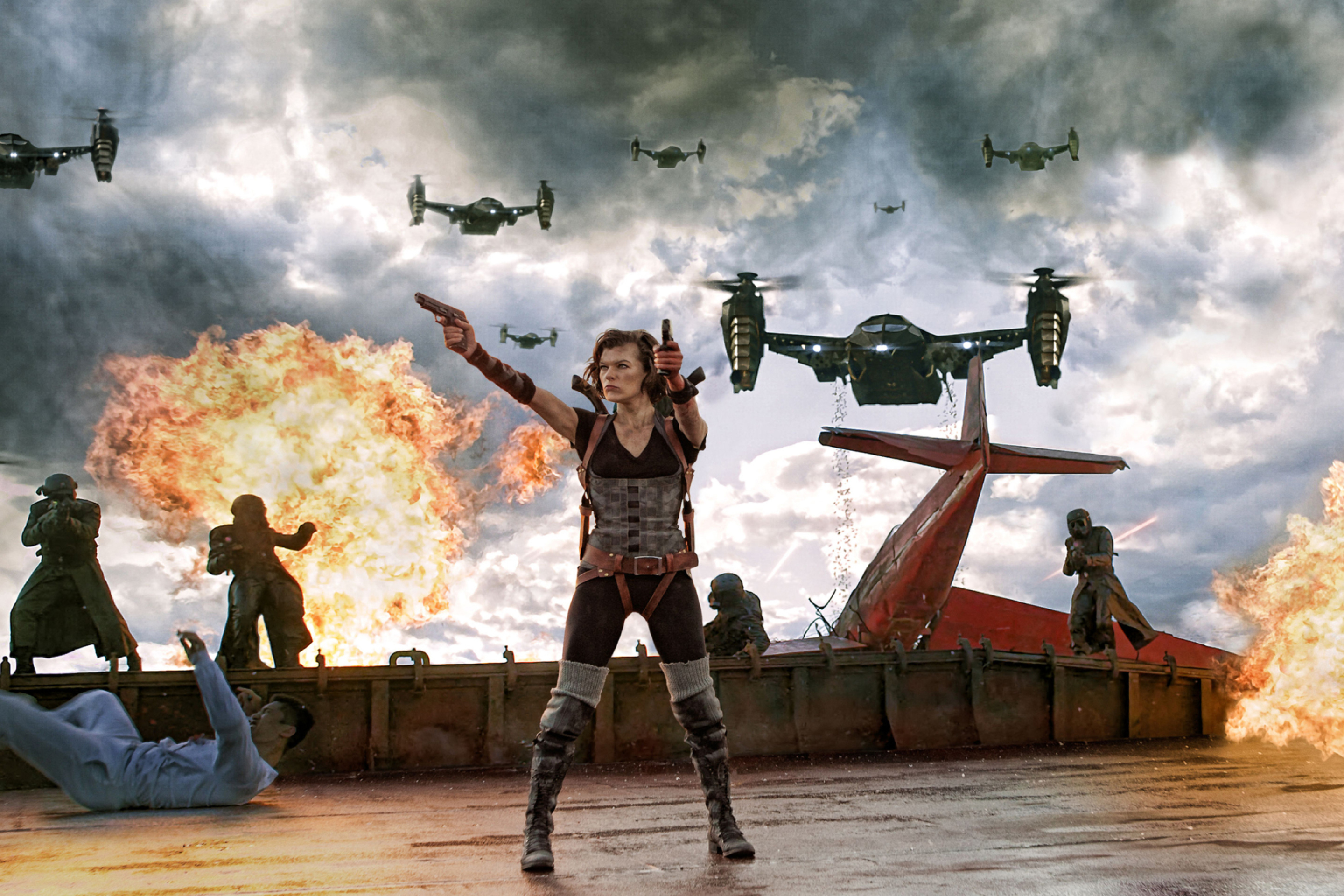 Обои Resident Evil Retribution 2880x1920