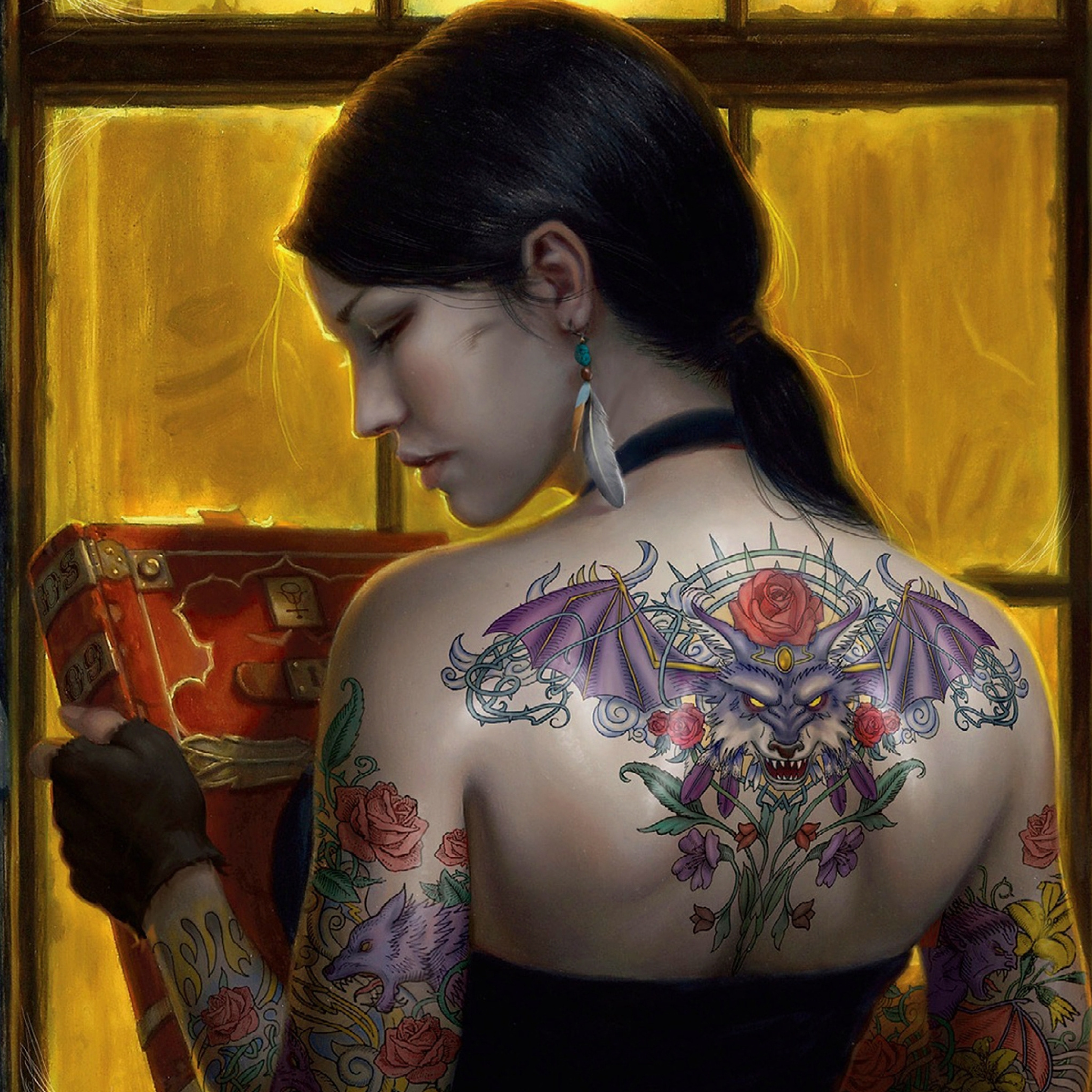 Das Tattooed Girl Wallpaper 2048x2048