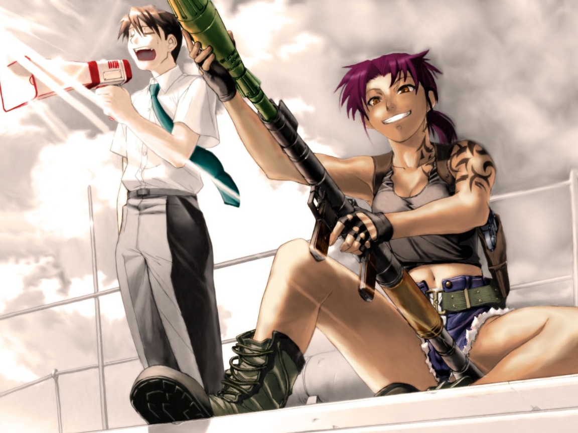 Screenshot №1 pro téma Black Lagoon Anime 1152x864