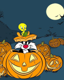 Sfondi Looney Tunes Halloween 128x160