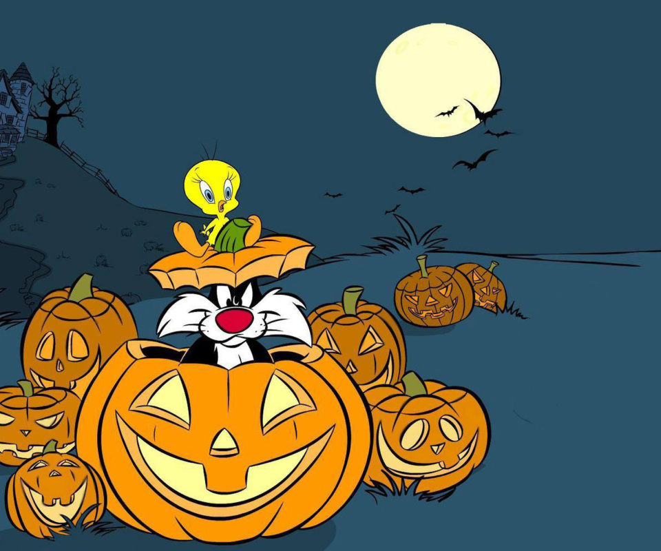 Screenshot №1 pro téma Looney Tunes Halloween 960x800