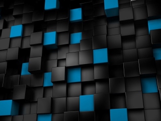 Das Cube Abstract Wallpaper 320x240