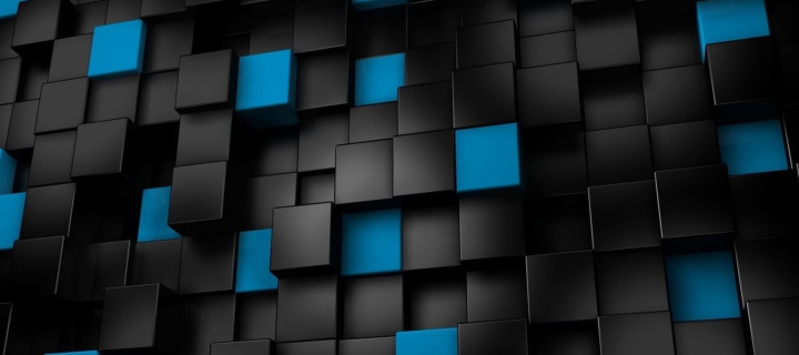 Screenshot №1 pro téma Cube Abstract 720x320