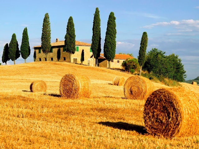 Das Haystack in Italy Wallpaper 640x480
