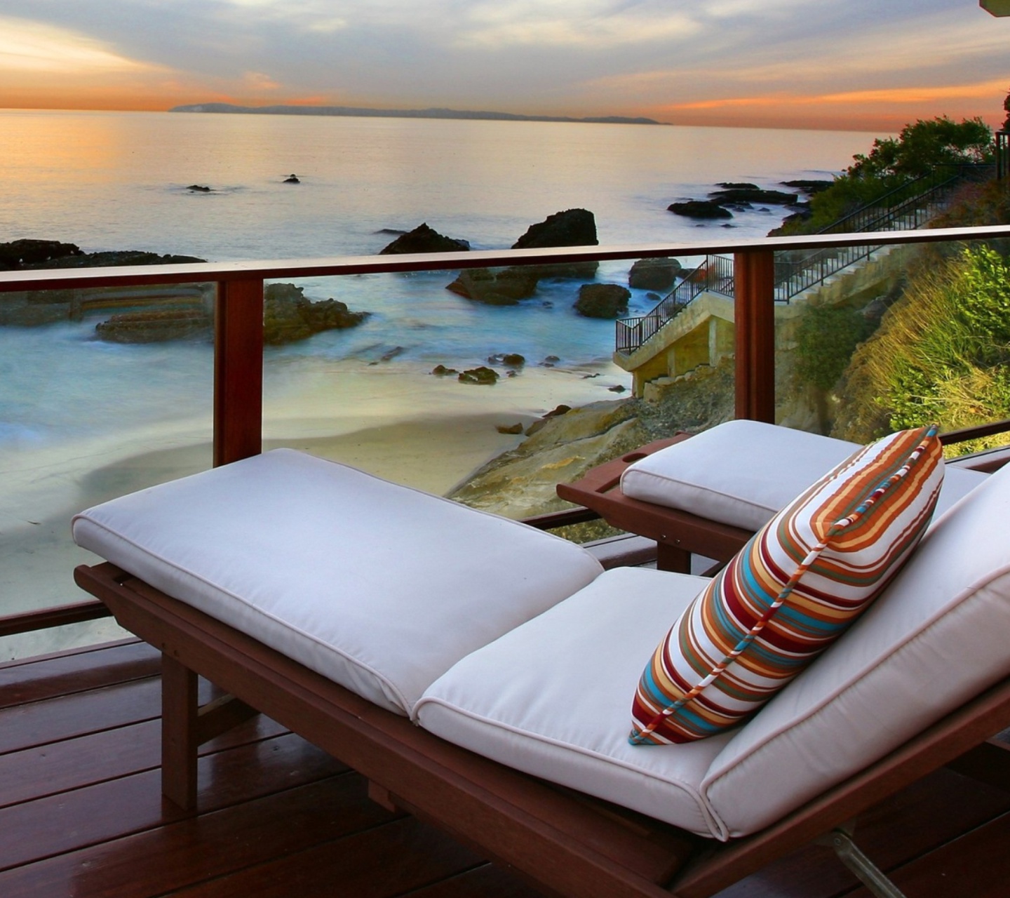 Sfondi Sunset Relax in Spa Hotel 1440x1280