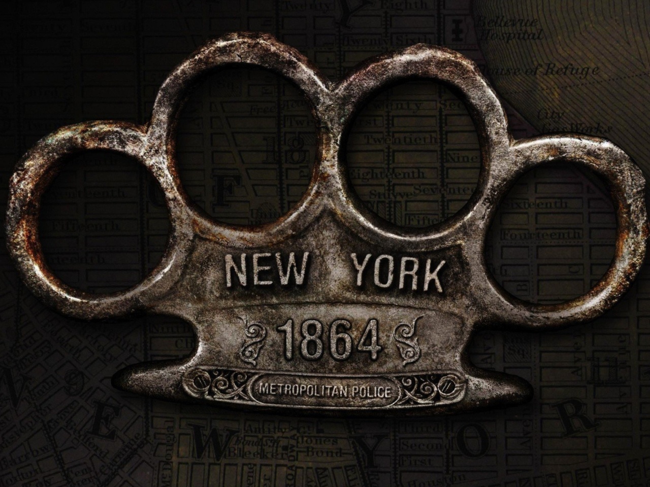 New York Police Knuckles wallpaper 1280x960