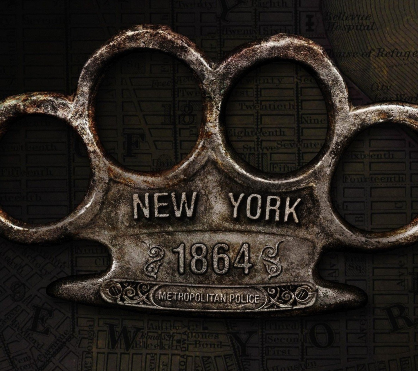 New York Police Knuckles wallpaper 1440x1280