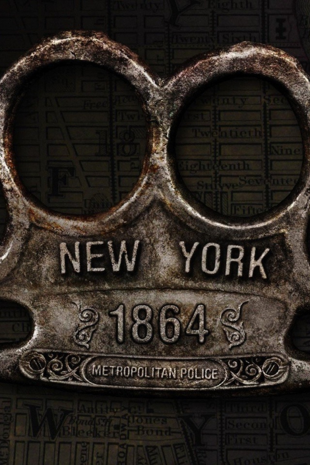 Обои New York Police Knuckles 640x960