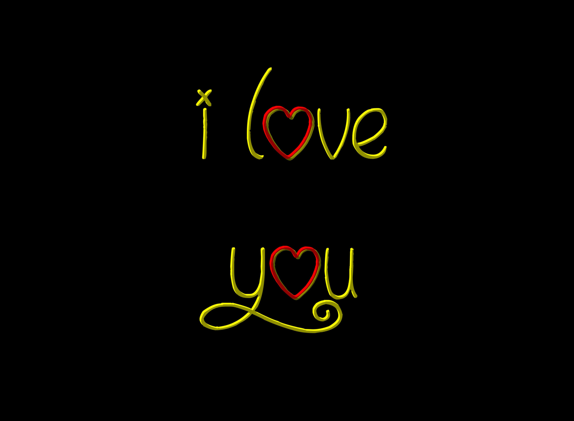 Screenshot №1 pro téma I Love You 1920x1408