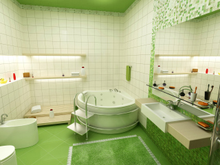 Screenshot №1 pro téma Bathroom Interior Design 320x240