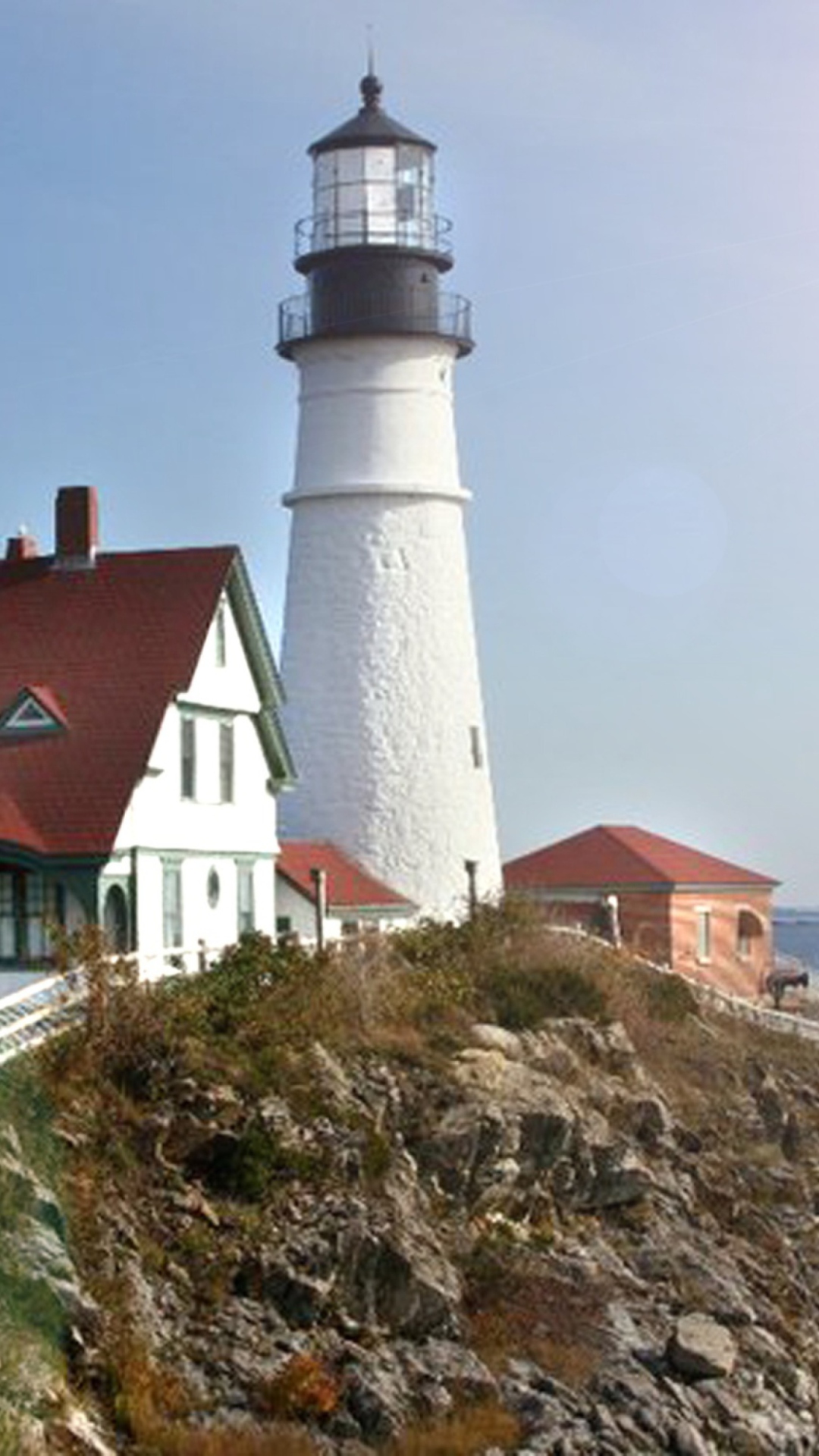 Обои Fort Williams Lighthouse 1080x1920