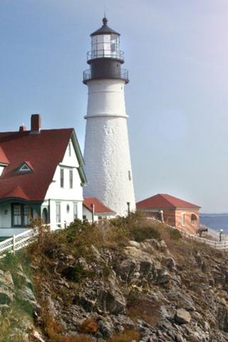 Sfondi Fort Williams Lighthouse 320x480