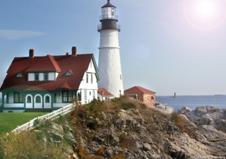 Fort Williams Lighthouse - Obrázkek zdarma pro Samsung Galaxy Tab 10.1