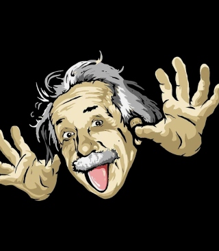 Funny Albert Einstein - Obrázkek zdarma pro Nokia Asha 311