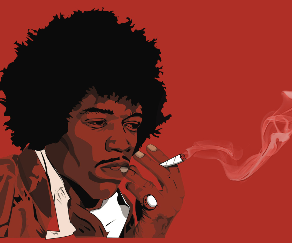 Fondo de pantalla Jimi Hendrix 960x800