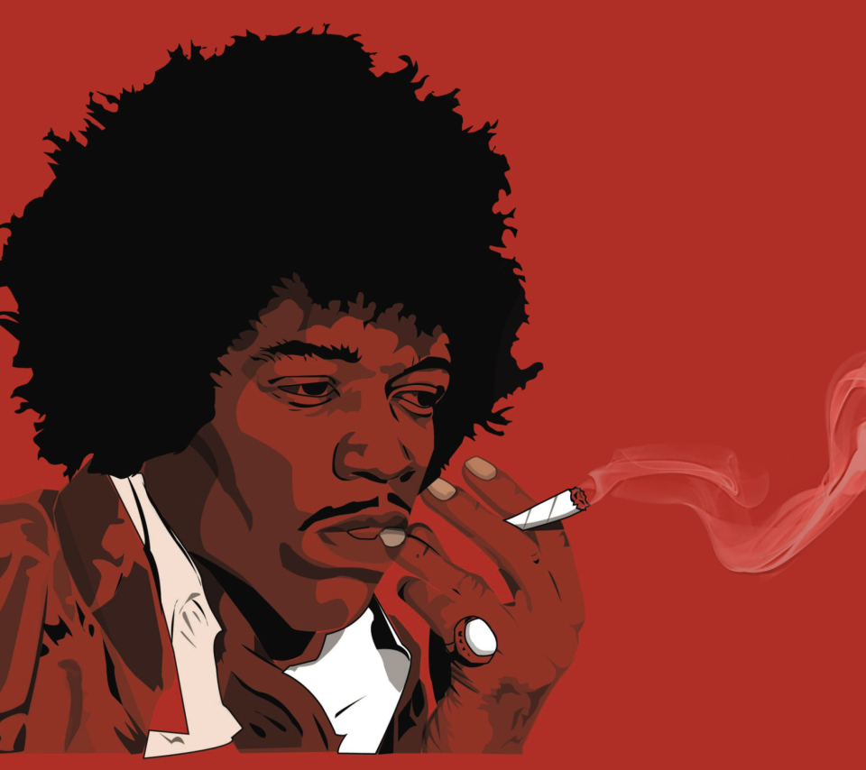 Fondo de pantalla Jimi Hendrix 960x854