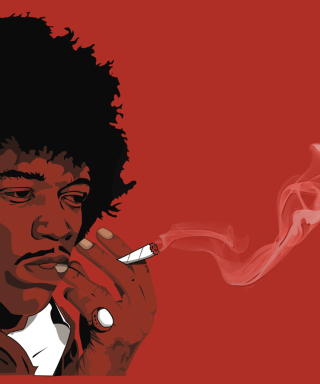 Kostenloses Jimi Hendrix Wallpaper für 240x320