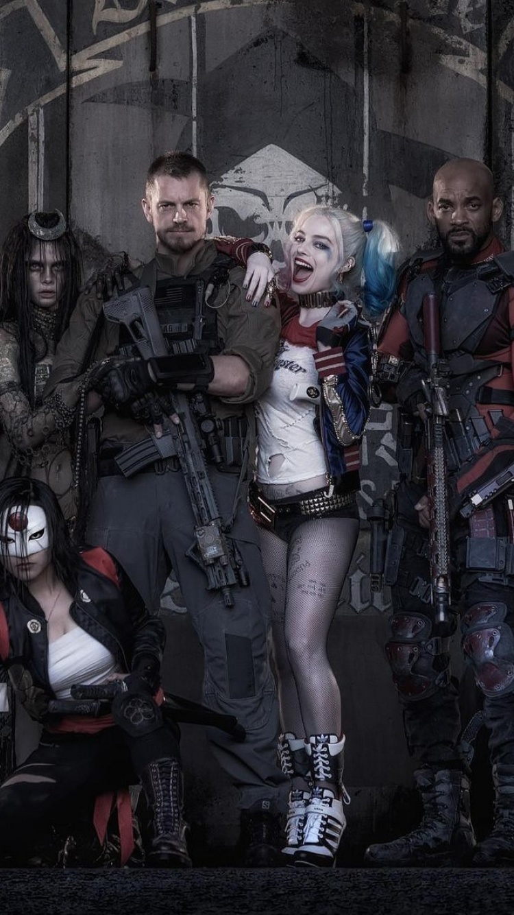 Fondo de pantalla Suicide Squad 2 750x1334