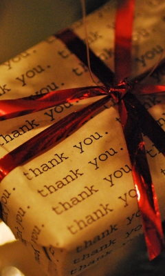 Das Thank You Present Wallpaper 240x400